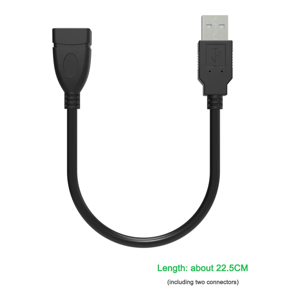 USB 2,0 Удлинительный кабель USB мужчин и женщин удлинитель высокоскоростной USB кабель удлинитель для мыши USB флэш-накопитель ПК компьютер