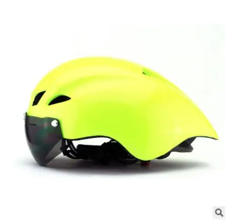 11 Color 57-61 cm Дышащий велосипедный шлем с очками Триатлон объектив Велоспорт шлем для мужчин и женщин сверхлегкий mtb Горный шоссейный велосипедный шлем - Цвет: 11 Color 57-61 cm