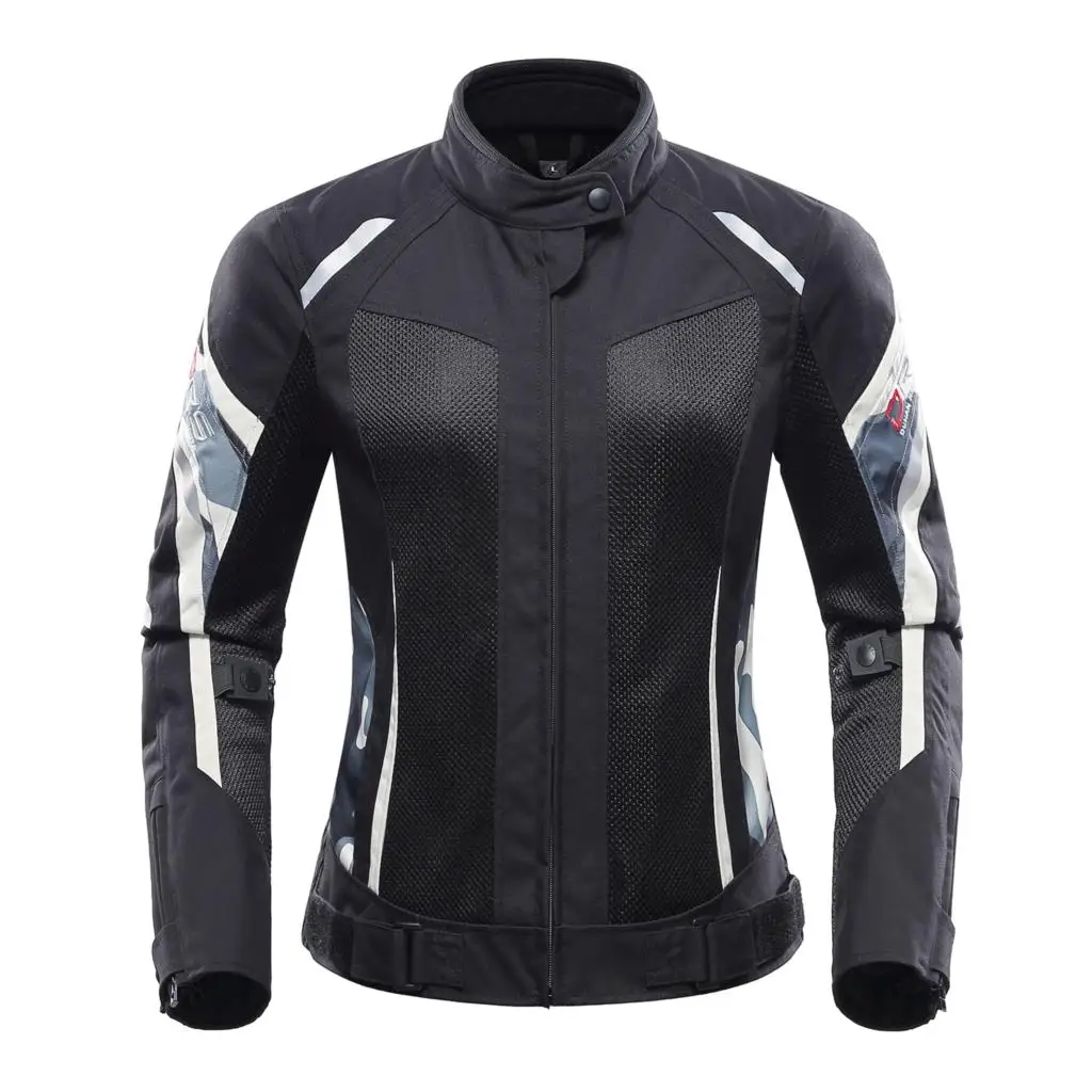 Black Jacket DUHAN мотоциклетная куртка, куртка ms, летняя дышащая сетчатая мотоциклетная куртка, защитное снаряжение, мотоциклетный костюм, мотоциклетная одежда для женщин - Цвет: Black Jacket