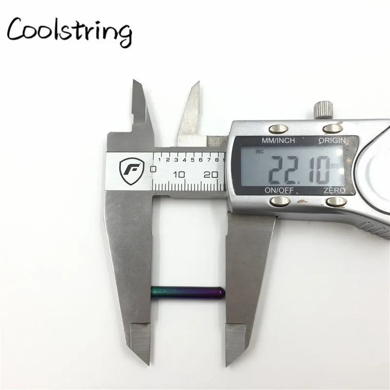 Coolstring, 4 шт./1 комплект, новинка 3,8x22 мм, градиентный бесшовный, с электрическим покрытием, окрашенные металлические наконечники, сменные шнурки с пулевидной головкой