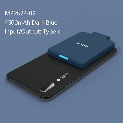 TYPE-C BLUE 4500 мАч батарея для Huawei Mate 10 type-C зарядное устройство чехол мини внешний резервный аккумулятор power Bank чехол Портативная зарядка - Цвет: TYPE-C BLUE