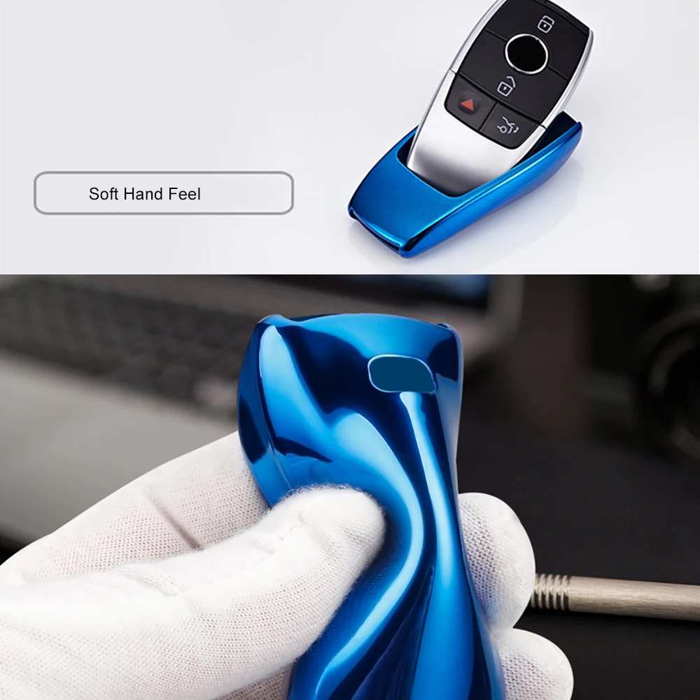 CAR case Key For Mercedes Benz New E Class W212 W213 TPU Car Remote Case Shell Protective Cover Fob Holder | Автомобили и