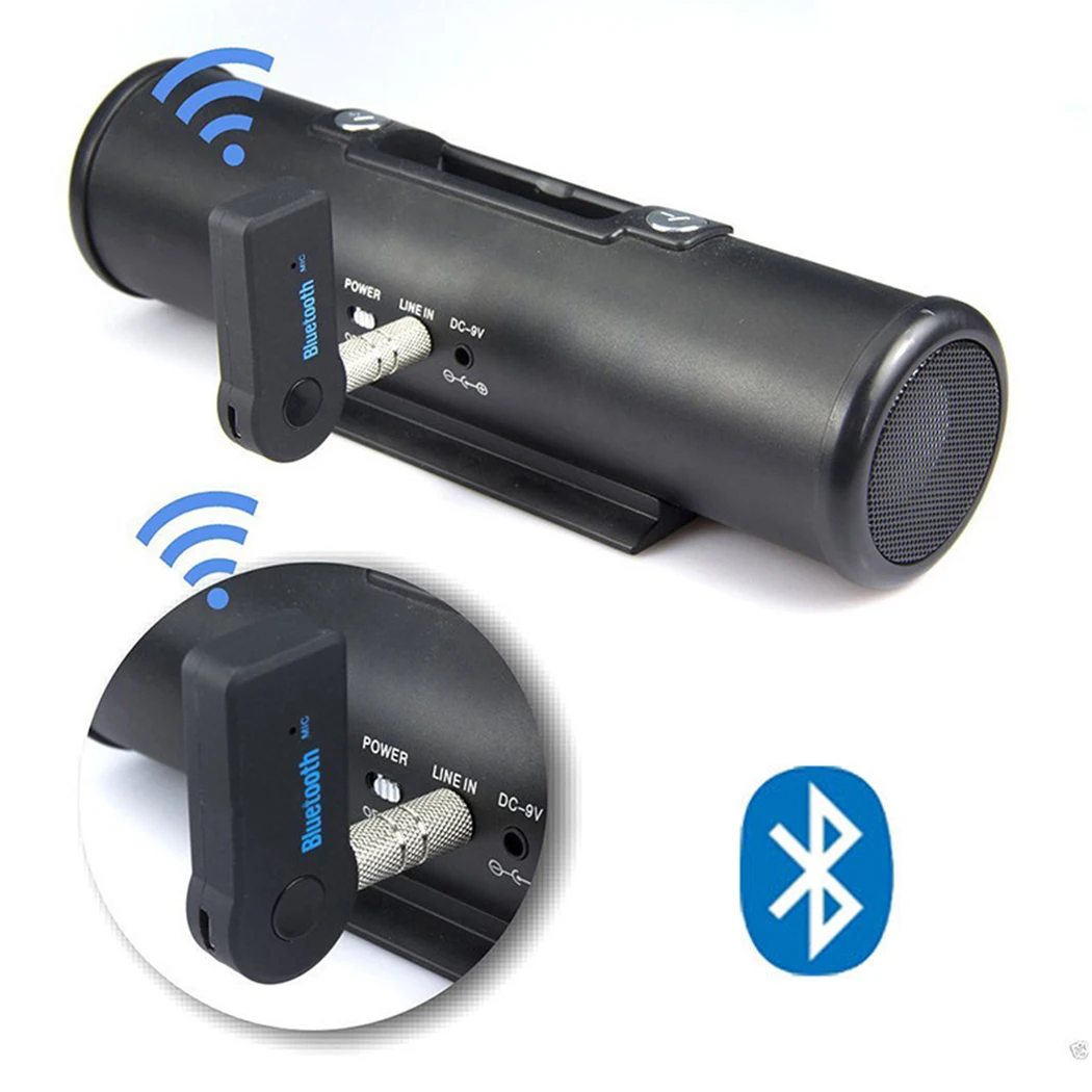 Bluetooth-адаптер Roreta для машины беспроводной адаптер AUX 3 5 мм Bluetooth свободные руки