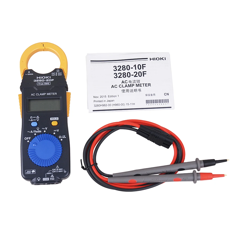 Hioki 3280-20F выпрямление 42A до 1000A клещи переменного тока на Hi тестовый ER True RMS измеритель температуры