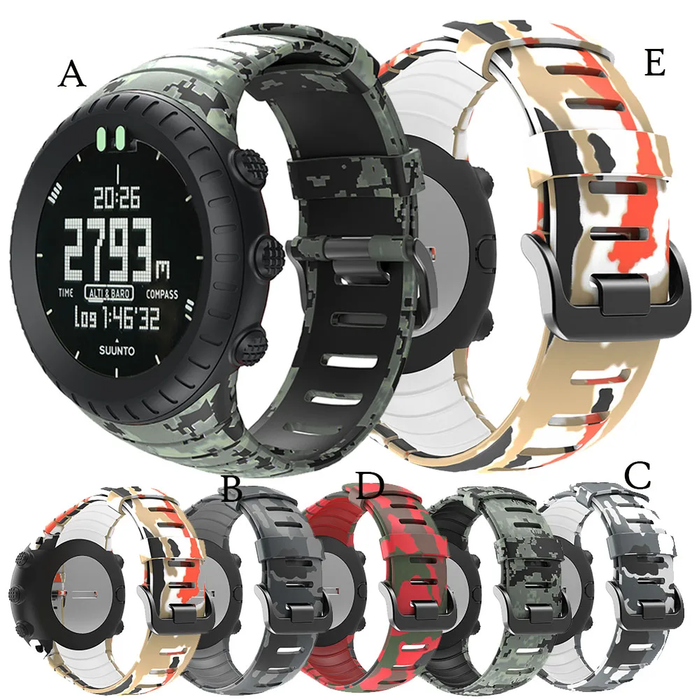 Браслет для спорта на открытом воздухе силиконовый ремешок часов Suunto основной