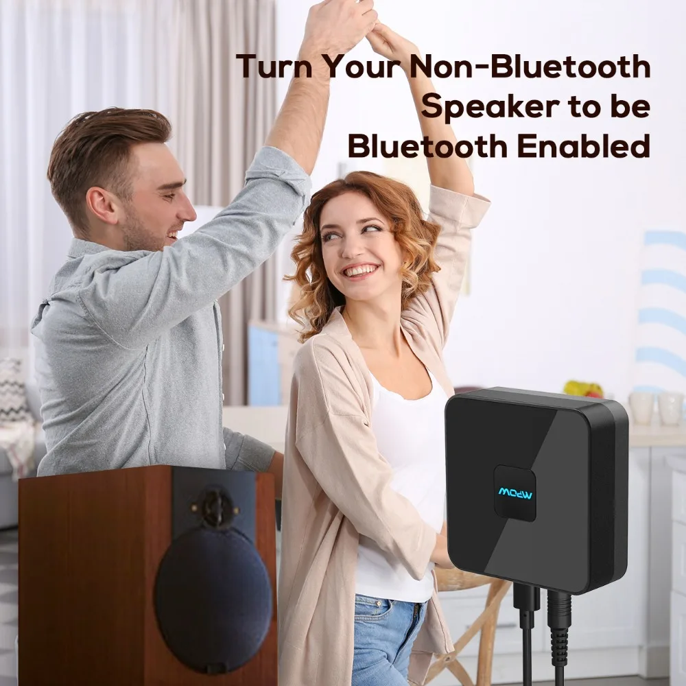 Mpow 3rd Gen беспроводной адаптер Bluetooth 4 1 приемник аудио со встроенным шумоизолятором