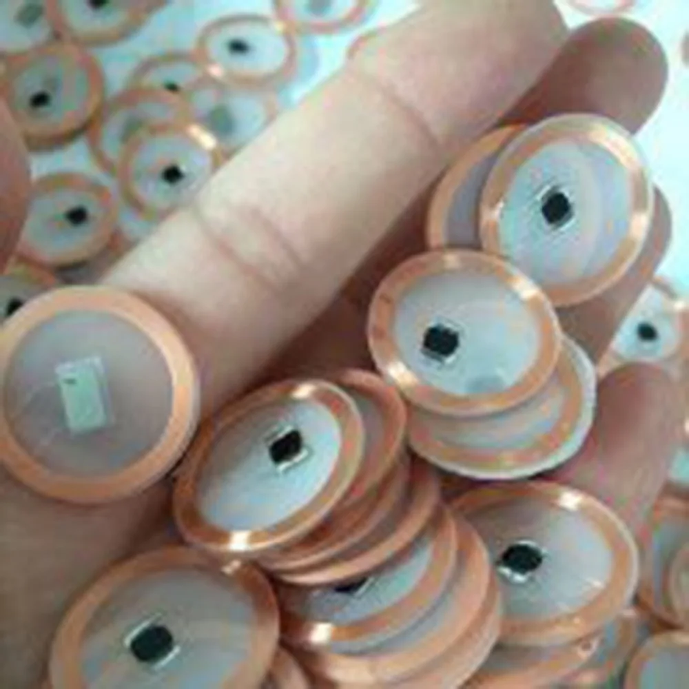 FM1108 чистая бирка пластинчатые этикетки прозрачная этикетка IC ISO14443A 20 мм |