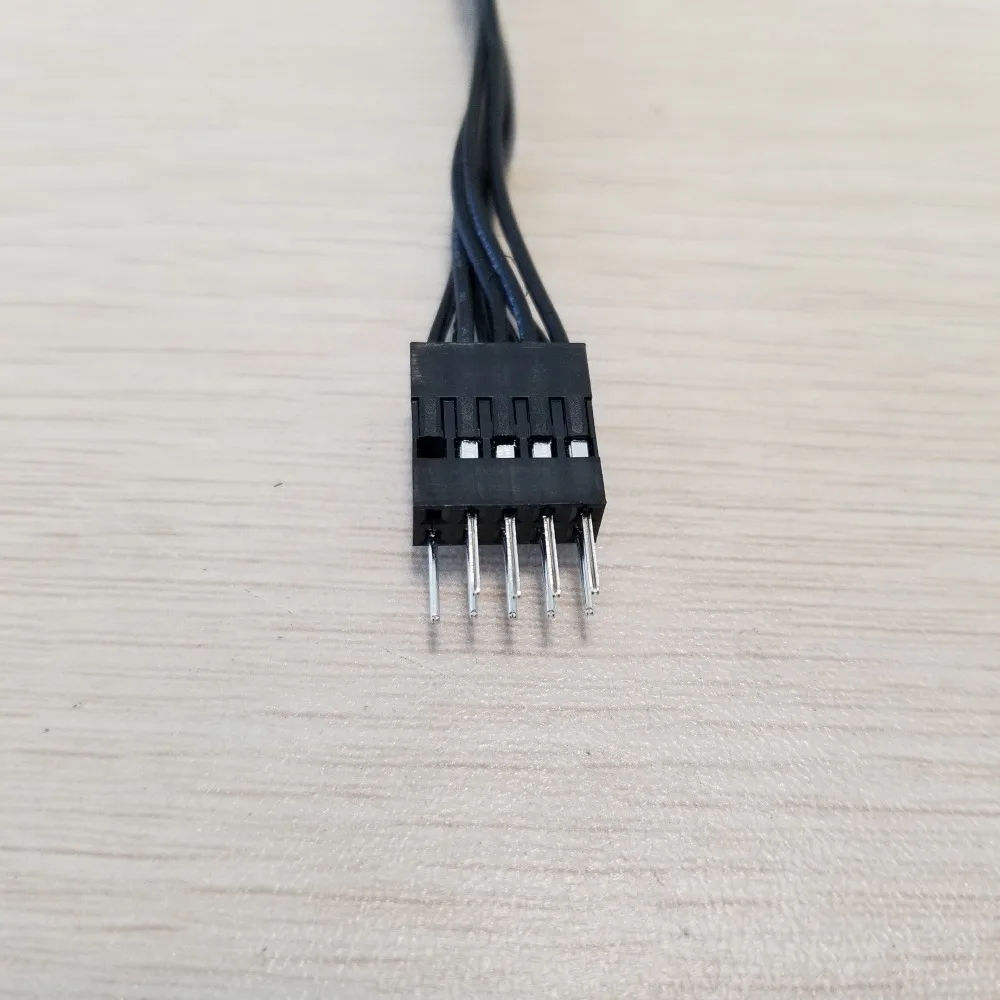 50 шт./лот материнская плата USB 9Pin папа к женскому Entension Кабель для передачи данных