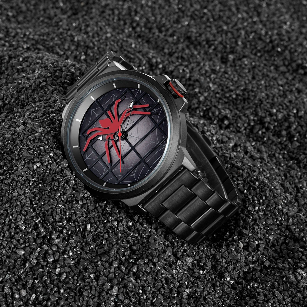 SKONE Топ люксовый бренд из нержавеющей стали Spide мужские часы в стиле милитари двойной дисплей водонепроницаемые часы relogio masculin