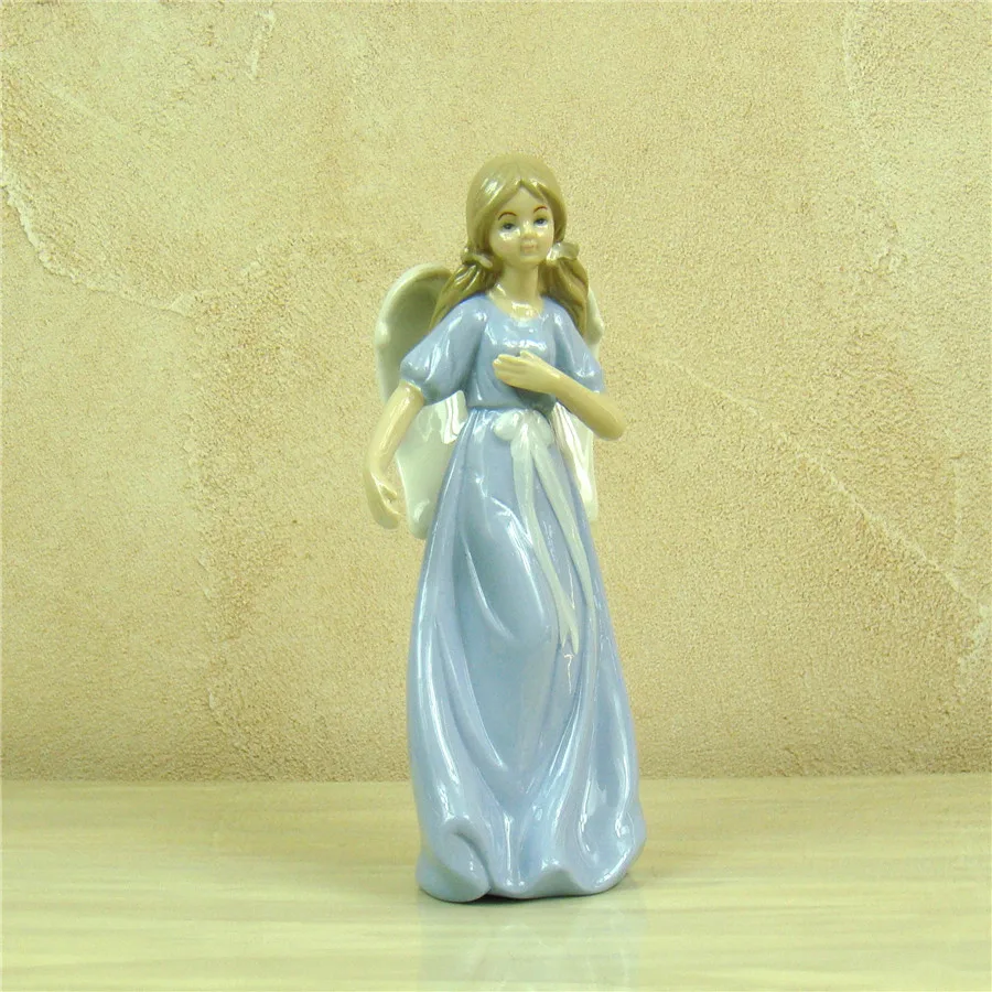 Сладкий фарфор Фея статуэтка ручной работы керамика Красота Девушка Ангел