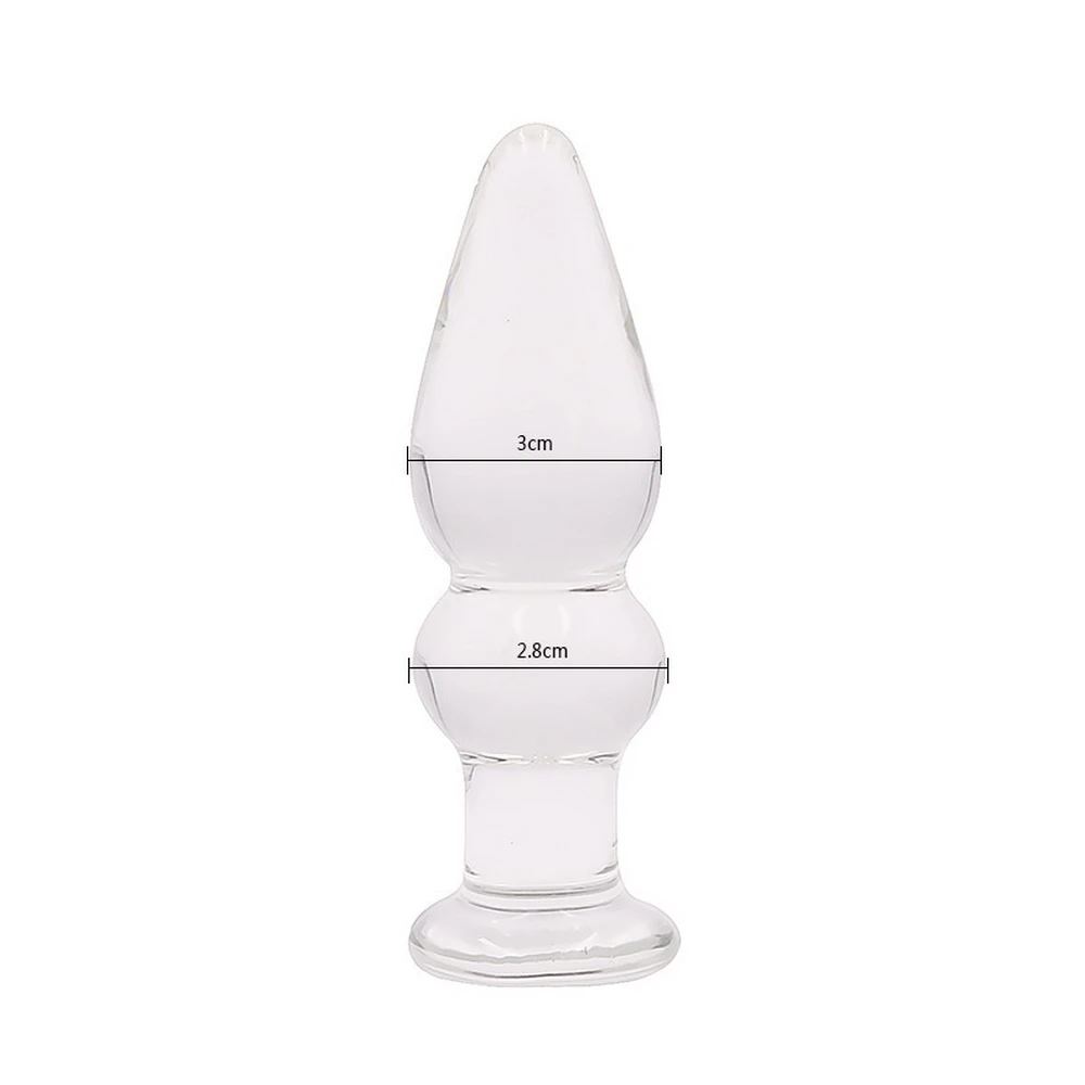 1pcs Butt Plug Glass Dildo Anal Beads Erotic Sex Toy Adult Products for Couples Gays Crystal Stimulator |