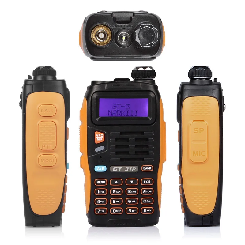 Baofeng GT 3TP MarkIII TP 1/4/8 Вт высокомощная Двухдиапазонная 136 174/400 520 МГц Ham двухсторонняя