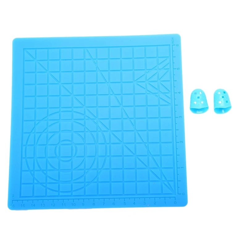 3D коврик для ручки силиконовый дизайнерский набор с 2 силиконовыми колпачками