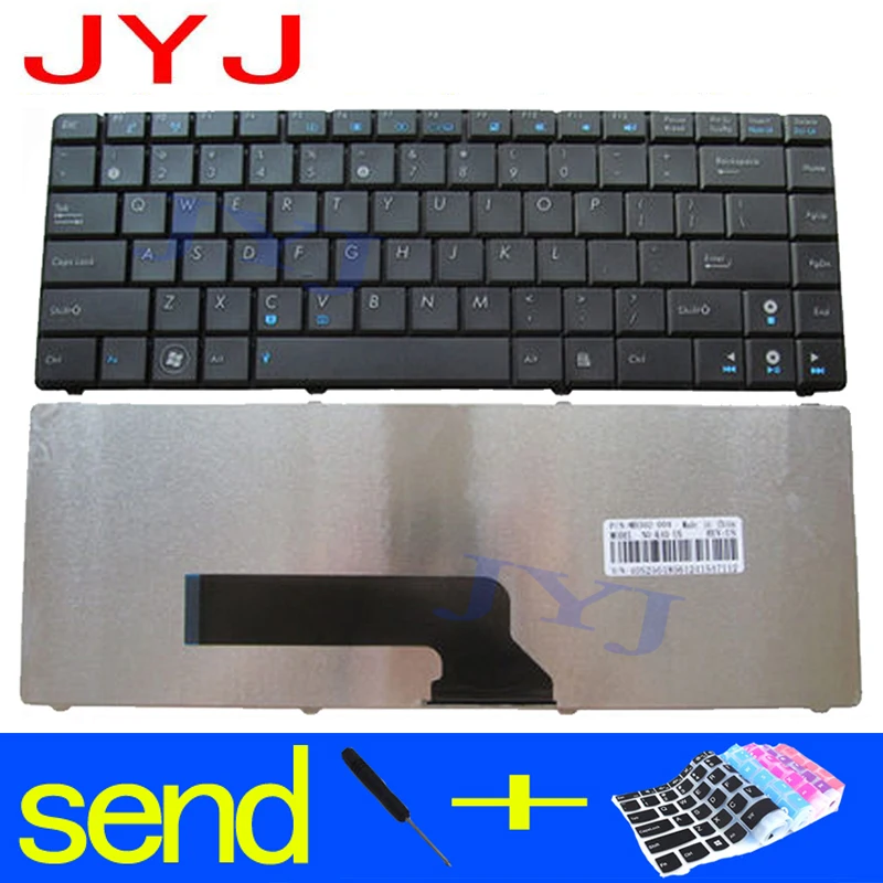Клавиатура для ноутбука ASUS K40 K40AC K401 K40IE K40IN K40AB K40AN K40A x8ain X8AC X8AE K40E X8IC X8E черная