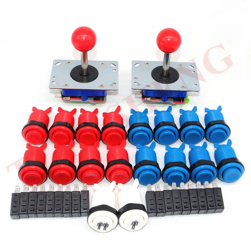 Набор аркадных игр сделай сам с 2 шт. аркадные аксессуары 2/и 18 нажимных кнопок 28 мм