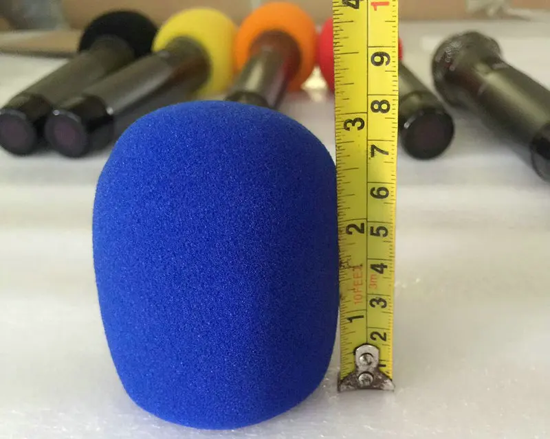 Новинка 5 цветов беспроводной ручной сценический микрофон ветрозащитный экран