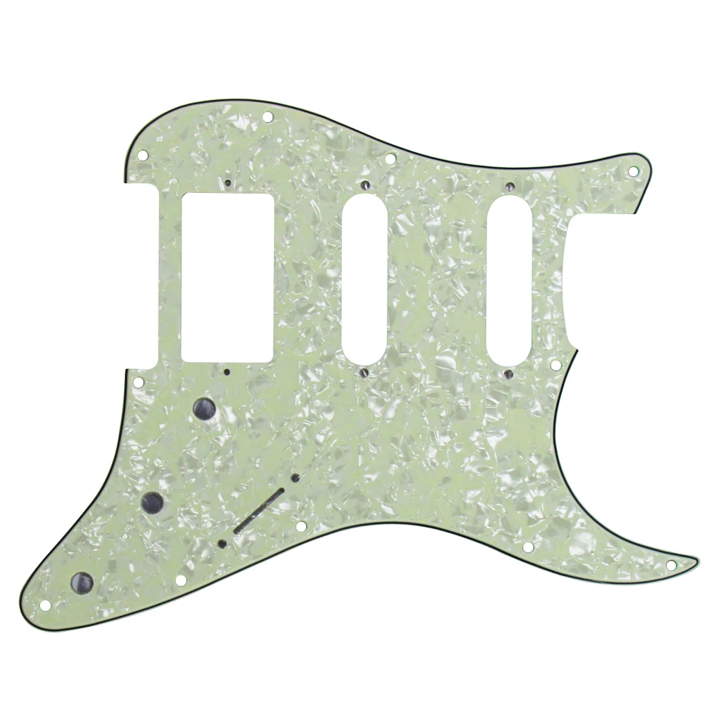 FLEOR Mint Green Pearl 4Ply гитара накладка SSH тремоло крышка задняя пластина с винтами для гитара FD Strat