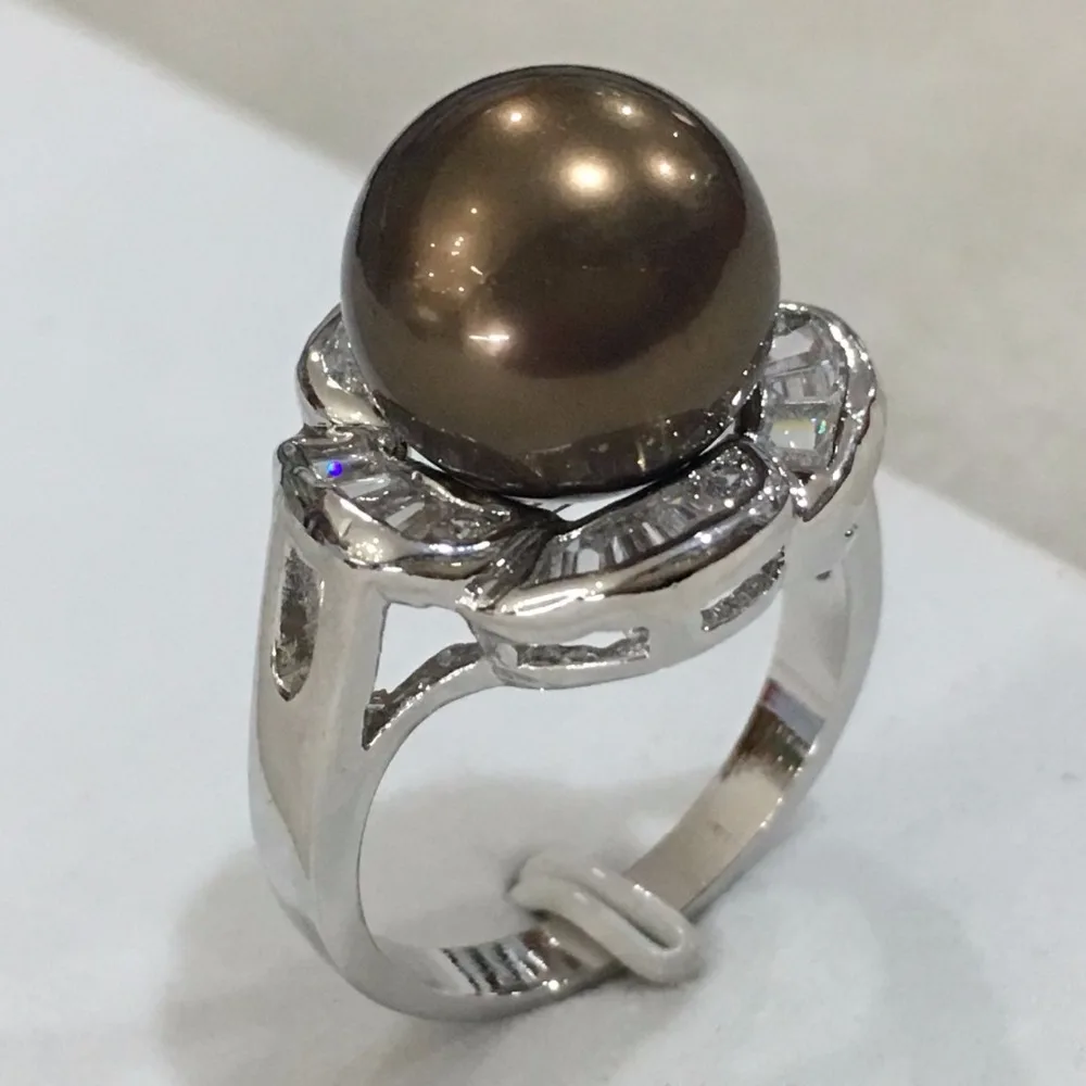 R008 Новинка благородная Женская Посеребренная инкрустация Кристалл цветок форма