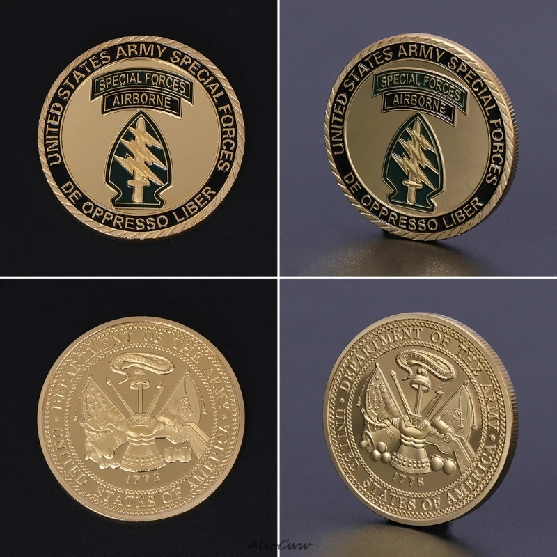 Памятная монета из сплава Спецназ США Америка армейская коллекция