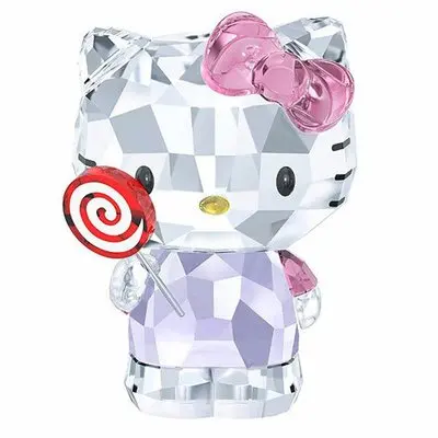 Изысканные Хрустальные Фигурки кота из мультфильма, украшение автомобиля, кот аниамл, пресс-папье, свадебный подарок, многоцветный интерьер, домашний декор стола
