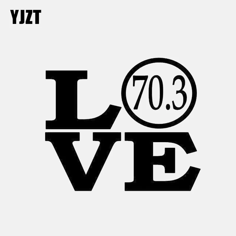 YJZT 12 7*10 9 см интересный 70 3 стикер для триатлона украшение бега моделирования
