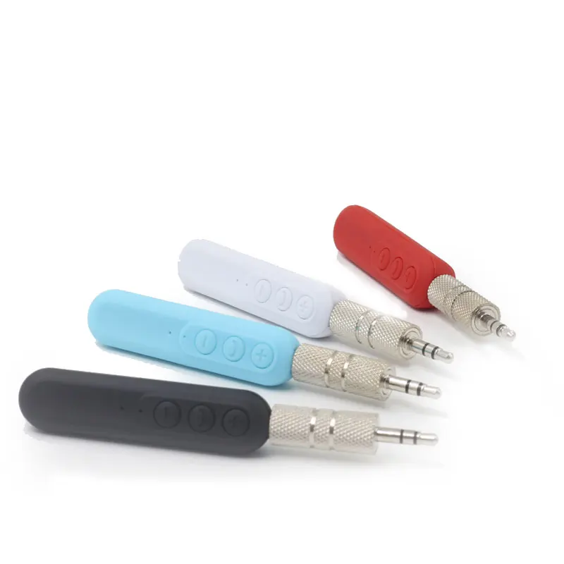 Универсальный 3.5 мм Jack Bluetooth Car Kit Hands Free Music Receiver Аудио адаптер авто AUX комплект для
