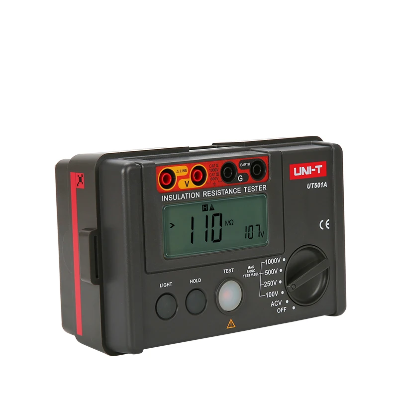 UNI T UT501A 100V ~ 1000V Измеритель сопротивления заземления изоляции меггер Авто