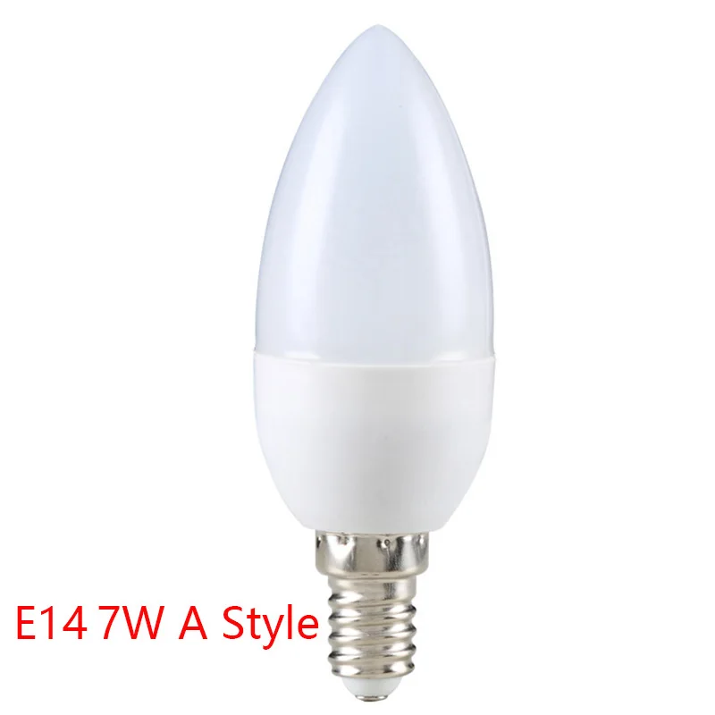 10X5 W 7W Led Свеча светильник лампочка E14 лампы энергосберегающие велаш Bombilla Decorativas