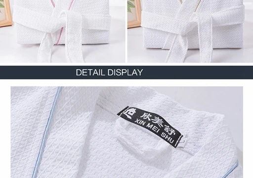 Мужской банный халат Лето хлопок банный халат-кимоно сосут вода мужчины s халат сексуальный вязаный вафельный спа-халаты мужской однотонный Халат
