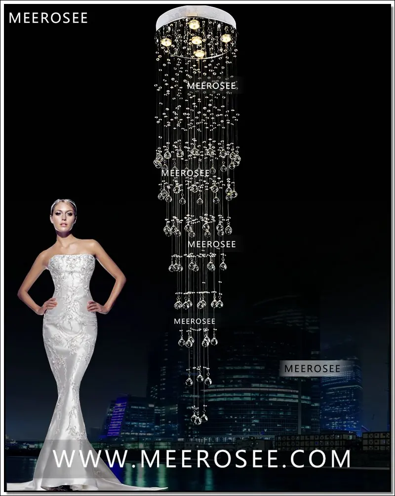 Хрустальный потолочный светильник большого размера спиральные люстры для