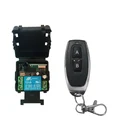 Универсальный пульт дистанционного управления, 433 МГц, 12 В24 В постоянного тока, 1 канал, релейный приемник, радиочастотный передатчик, 433 МГц, пульт дистанционного управления s