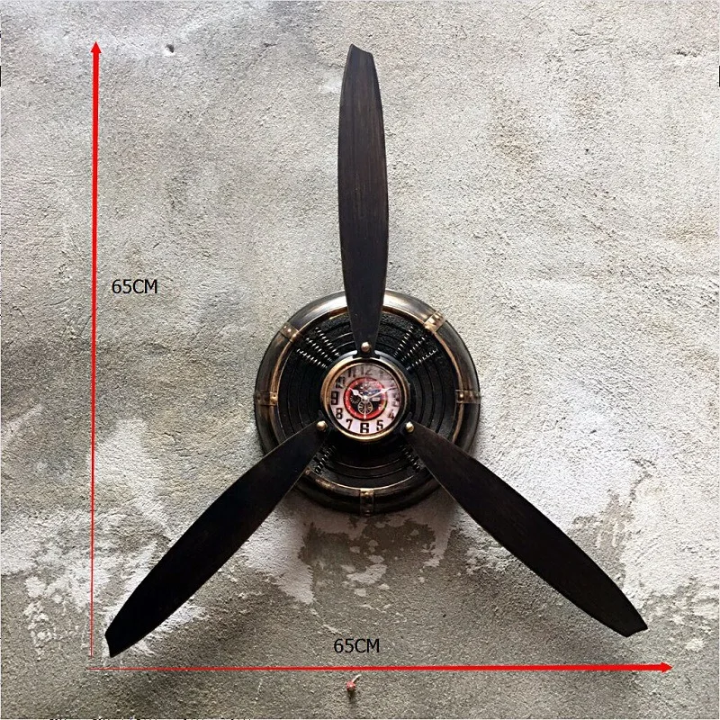 Ретро промышленный ветер орнамент авиационный винт кованый железный декоративный подвесной бар Кофе пендант.