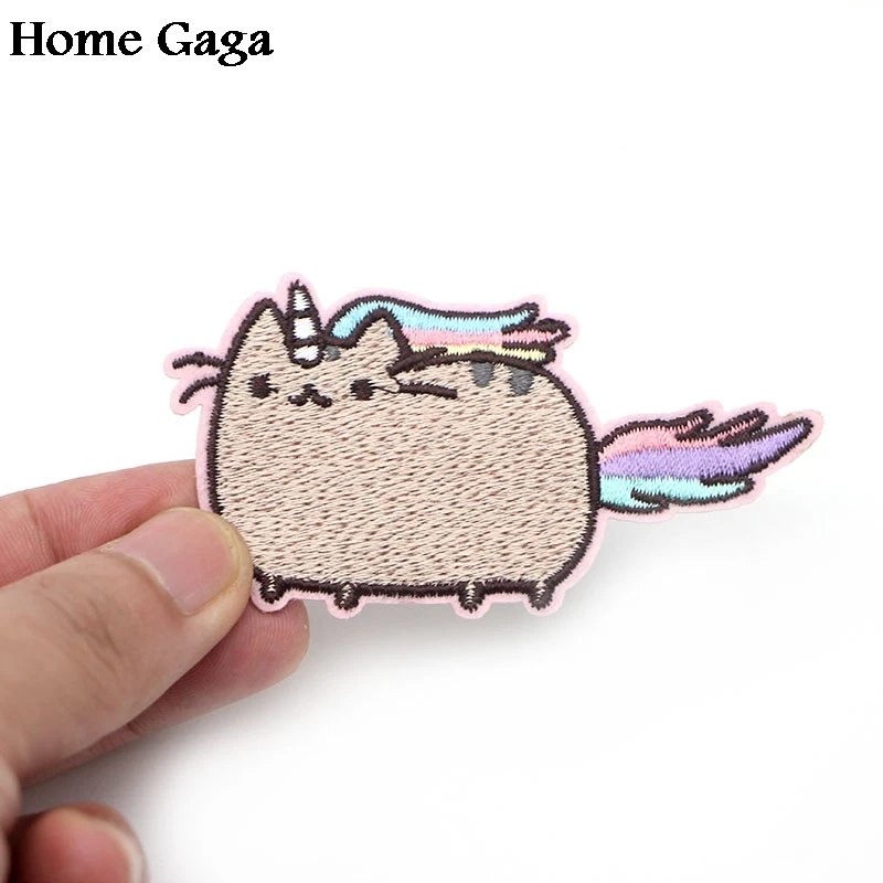 D0269 Homegaga симпатичный мультяшный Кот патчи Железный На пластыре популярный для DIY