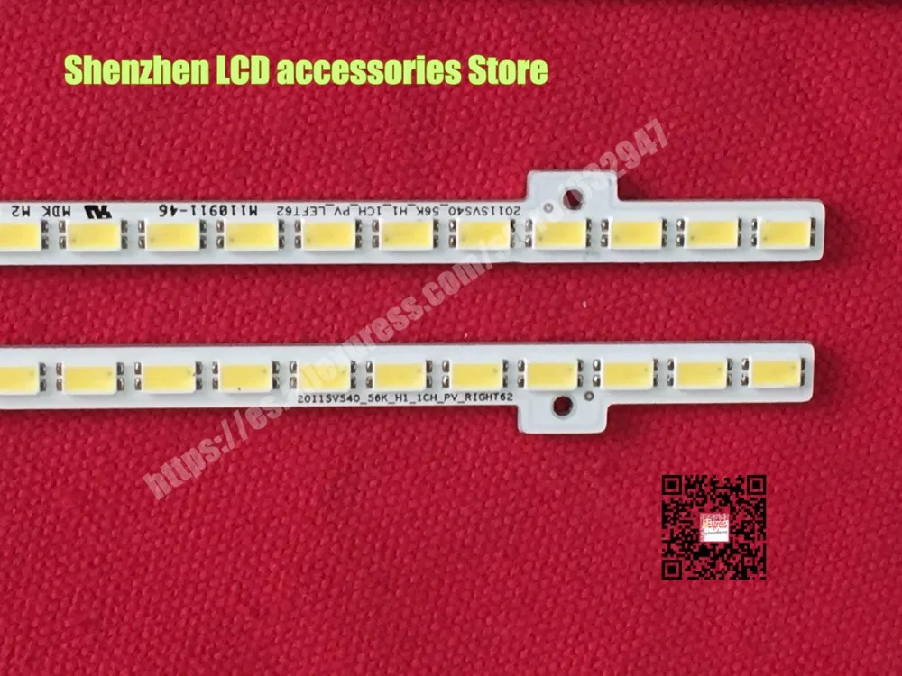 4 шт./лот 40-дюймовый ЖК-дисплей подсветка лампы BN64-01639A LTJ400HM 2011SVS40 62LED 440 мм 2 шт. слева