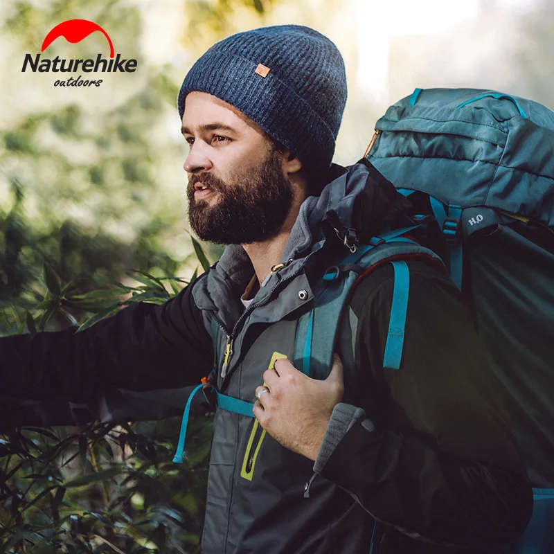 Зимняя Вязаная Шерстяная Шапка Naturehike уличная Толстая шапка s горячие шапки для