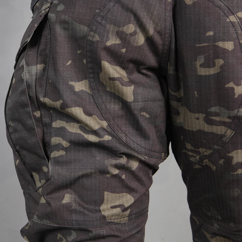 Мультикам черный Emerson G3 форменная рубашка и штаны с наколенники BDU Airsoft waregame охотничьи костюмы EM9256+ 7043