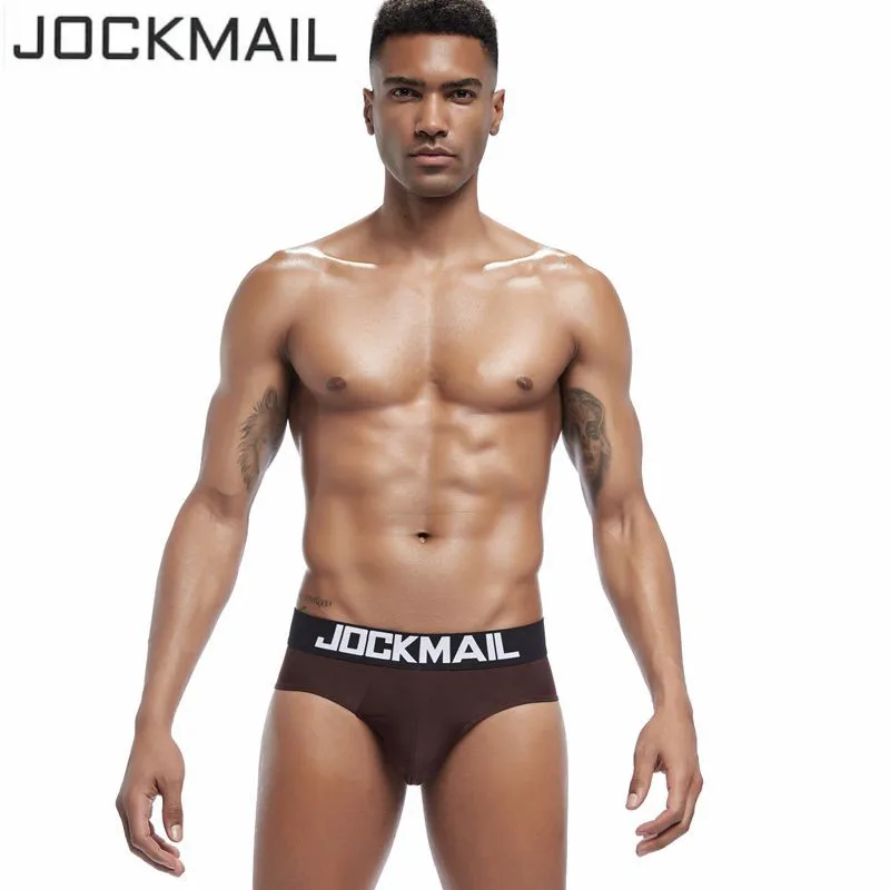 Нижнее белье JOCKMAIL мужское сексуальные дышащие трусы из ледяного шелка для геев| |