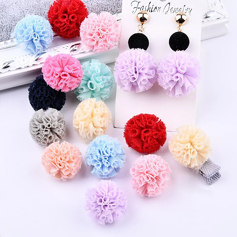 Оптовая продажа 100 шт 25 мм круглые шифоновые шарики ручной работы подходят для