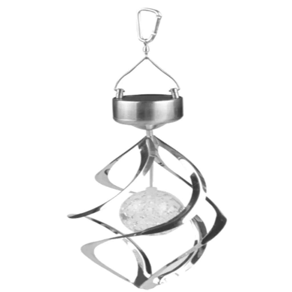 Светодиодный солнечный Мощность светильник штормовка Spinner светодиодный