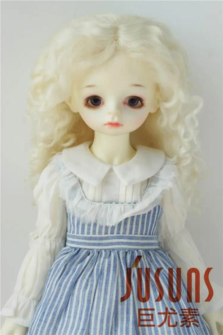 JD139 1/3 SD мохер BJD парик длинные MID прощание вьющиеся кукла парик 8-9 дюймов кукла аксессуары
