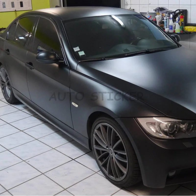 Retailing Hot Color 10/20/30/40/50cm*152cm Black Matte Car Wrap Vinyl Film Matt With Air Free | Автомобили и мотоциклы