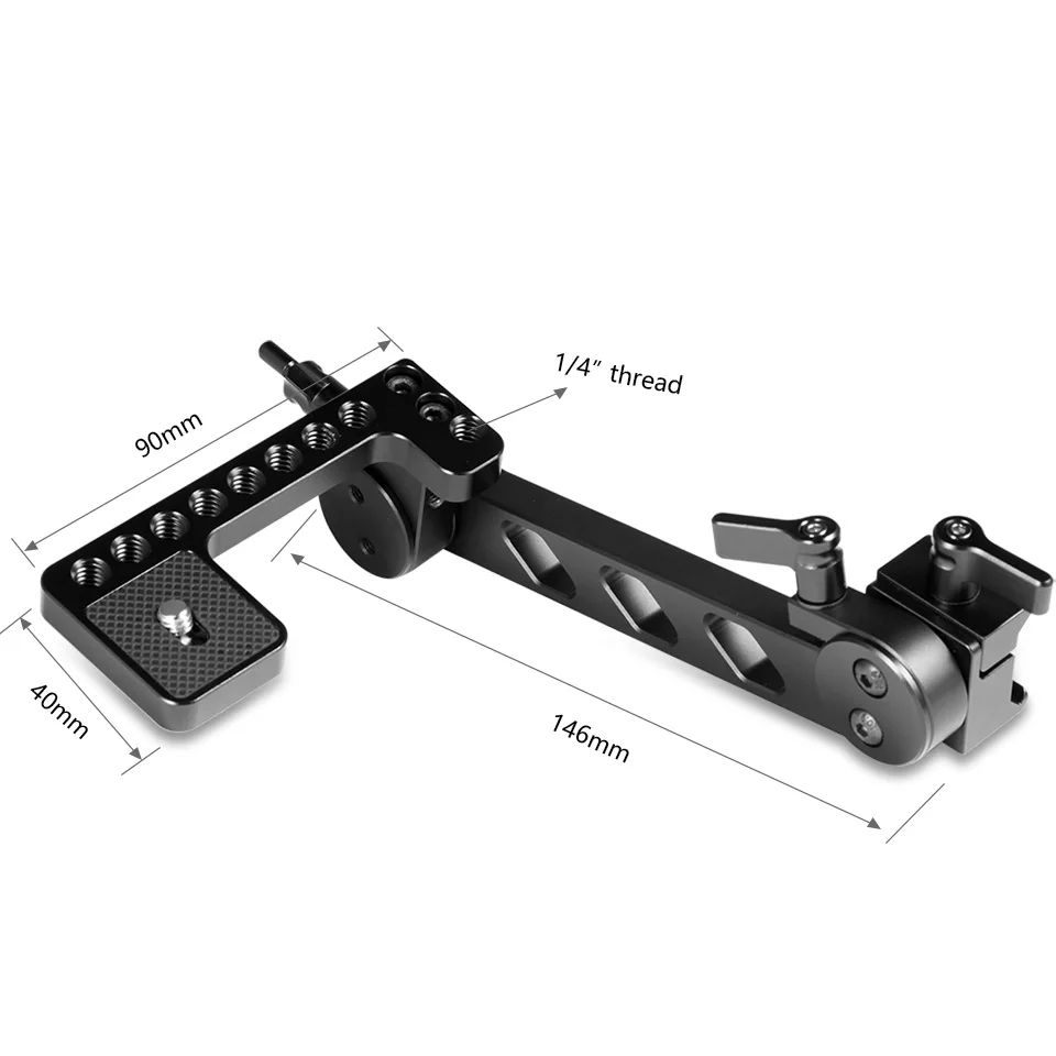

SmallRig EVF Mount LCD Monitor Bracket with Nato Clamp Built-in for Zacuto Gratical HD/BMVA/SmallHD 502HD - 1897