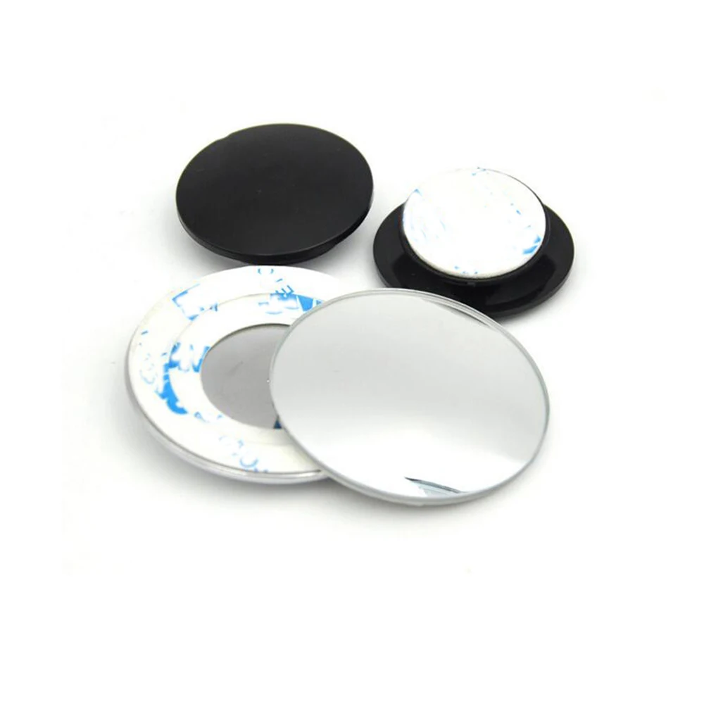 Mini Blind Spot mirror 360 Degree frameless Car ultrathin Wide Angle Round Convex Rear view for parking | Автомобили и мотоциклы