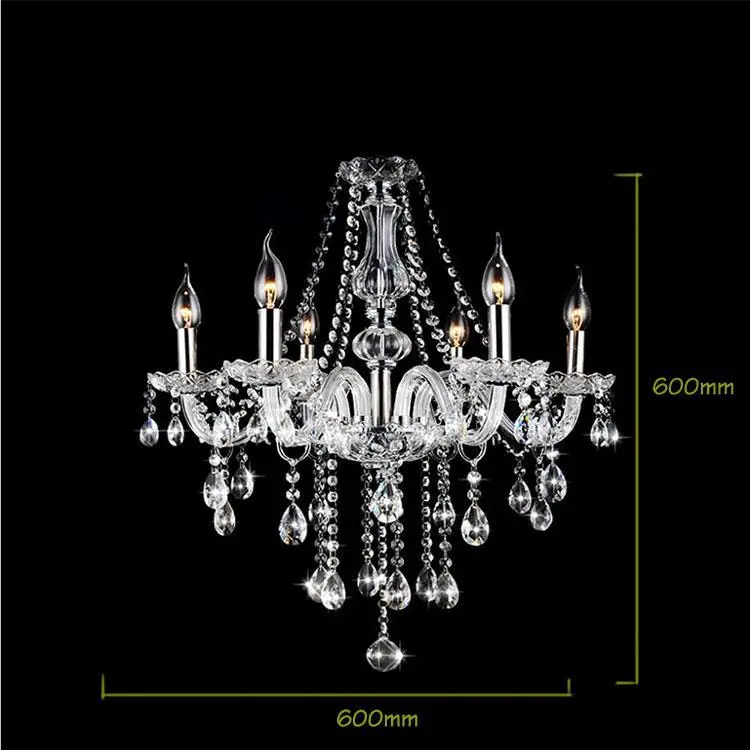 Новинка 2020 хрустальная люстра Lustre 6 Arms благородный роскошный экспортный класс K9