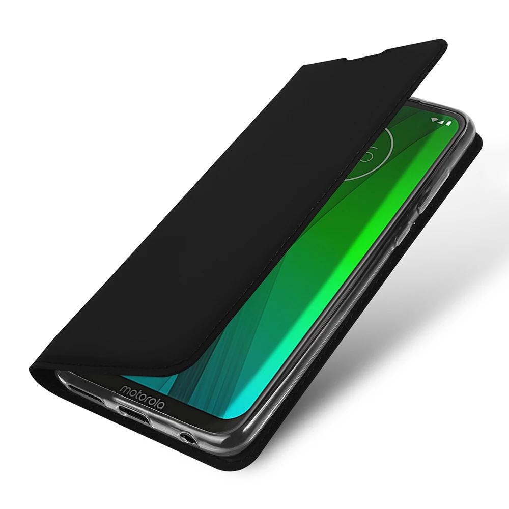 DUX DUCIS PU Leather Wallet Case For Moto G7 Luxury Flip Card Slot Cover Motorola Plus G 7 G7Plus 6.2 inch Hoesje | Мобильные
