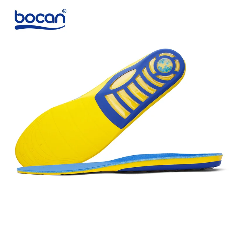 Bocan memory foam insoles gel shoe insoles Shock Absorption gel insole arch support for men/women