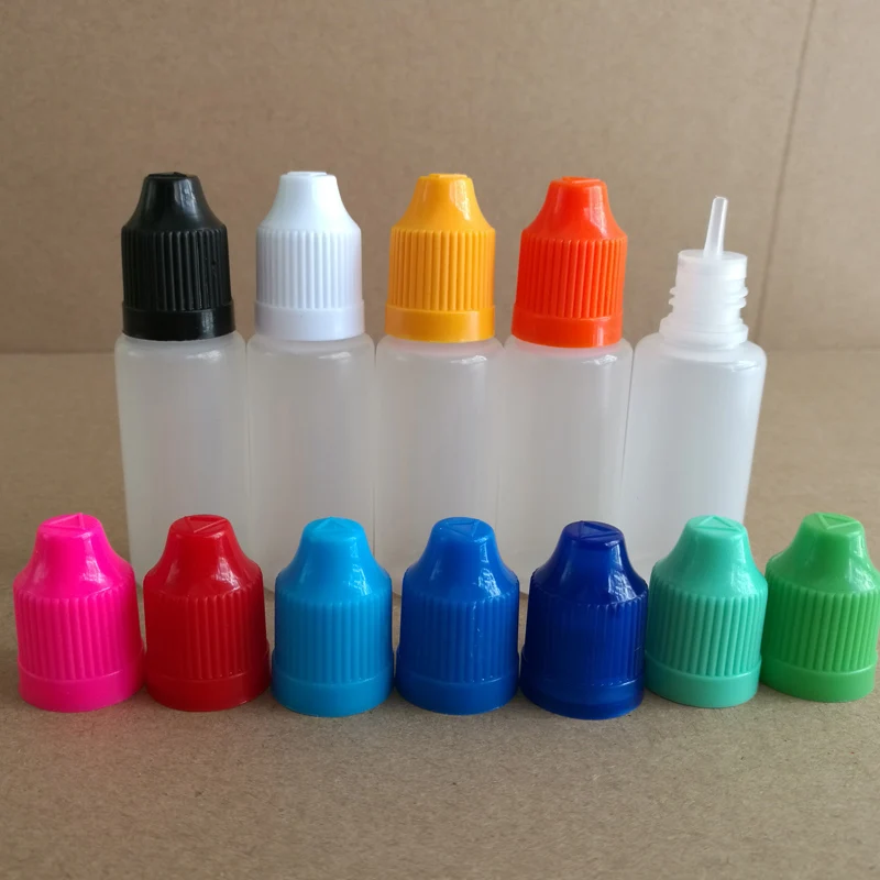 

500pcs/lot,15ml Empty E liquid Bottle, Soft Plastic Dropper Bottles with CHILD Proof Caps & long thin Tips, Factory price