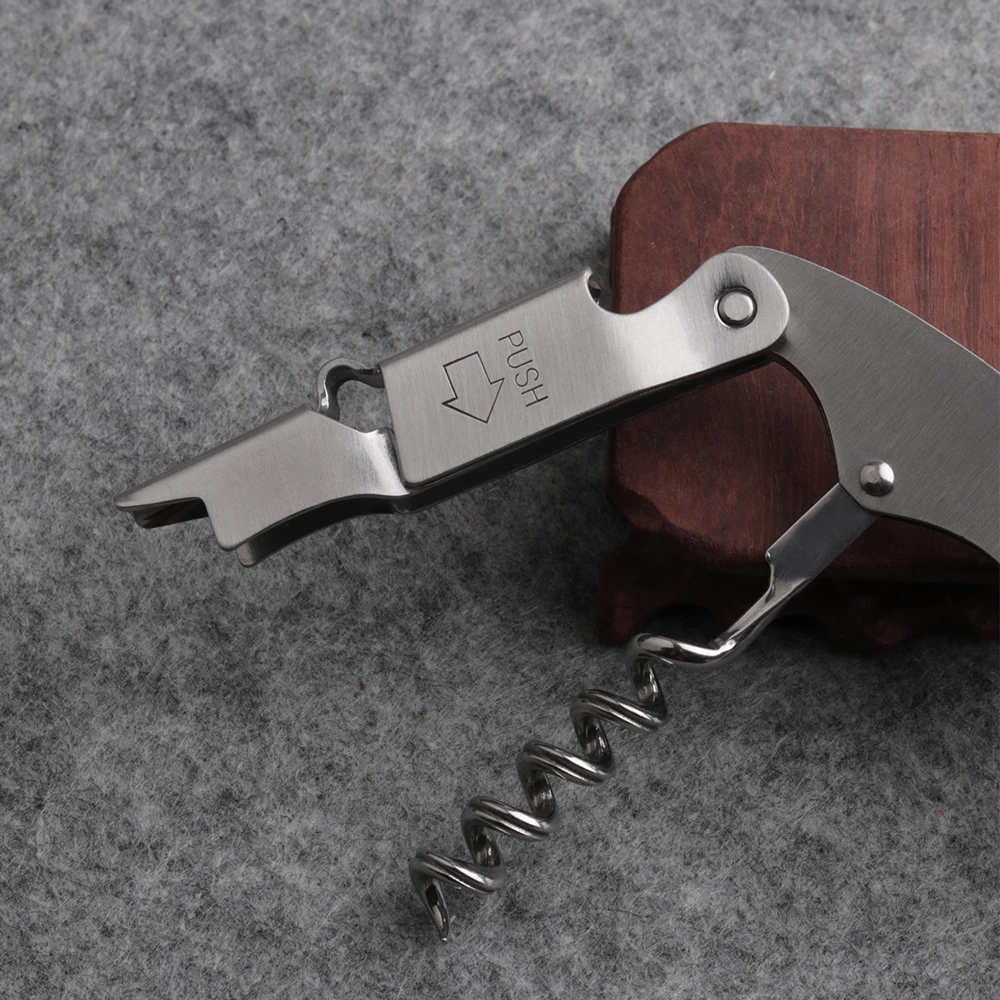 Мультифункциональный деревянный ручной Профессиональный штопор для вина