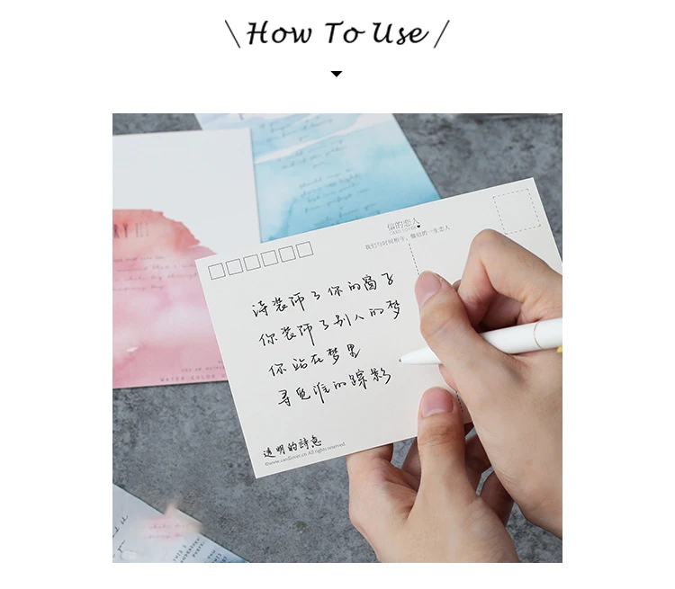 30 шт. многофункциональные открытки в стиле поэзии для скрапбукинвечерние |