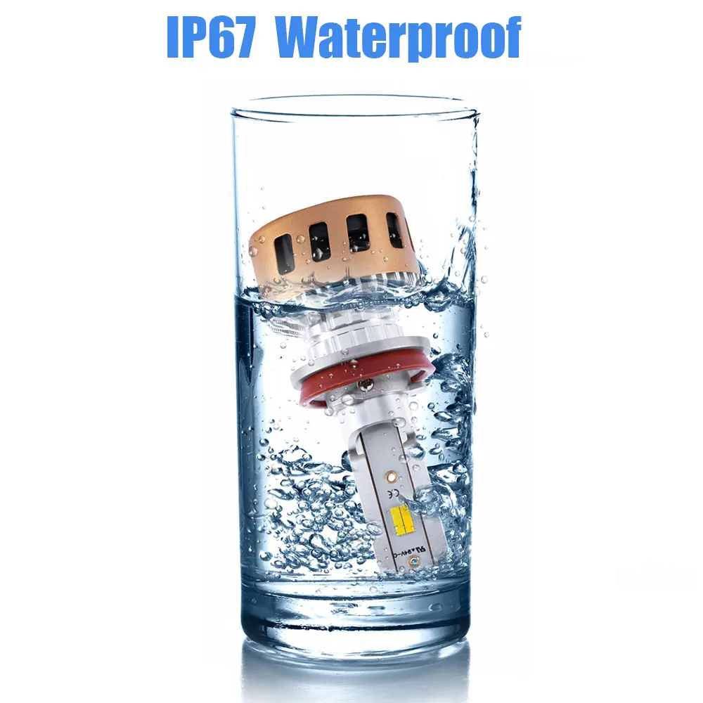 Сверхъяркий тройной переключаемый 3 цветный белый золотой желтый теплый 9005 9006 H8